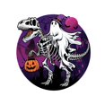 thumbnail image 2 of Halloween Decorations Outdoor, Halloween Yard Decorations Outdoor, Ghost Decorations Outdoor, Halloween Pumpkin Decorations, 1 Piece 67X55 in Funny Cartoon Skeleton Dinosaur Ghost, 2 of 8