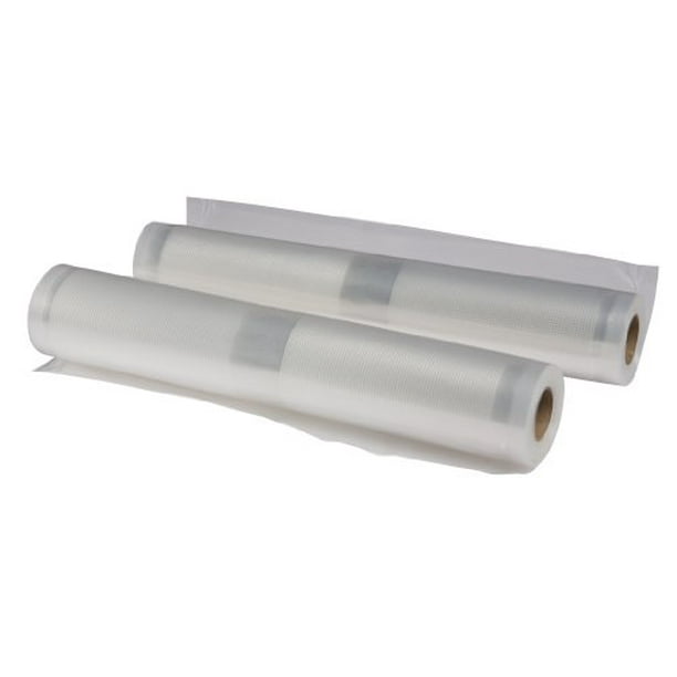 NESCO VS04R Vacuum Sealer Bag, Roll 11"X 20' 2 Pack Plastic