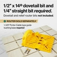 thumbnail image 4 of Microjig Matchfit Grid Router Guide Base Only, 4 of 8