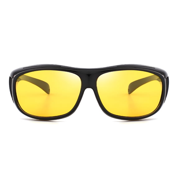 GJX Polarized Night Vision Goggles Night Driving Anti-High Beam Eye Protection Glasses Tremble with Night Vision Glasses-Black Box-Night Vision Glasses for Driving