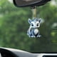 thumbnail image 4 of Colgante de adorno acrílico azul y blanco para árbol de Navidad - adorable decoración navideña para casa, coche o bolso, 4 of 5