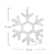 thumbnail image 2 of Decoraciones Navideñas Luminosas Colgante YANKON Luz LED Copo de Nieve, 2 of 5