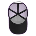 thumbnail image 4 of Lsque Purple Glitter Baseball Cap Trucker Low Profile Hat Golf Dad Hat Adjustable Original Classic Unconstructed Plain Cap Men Women, 4 of 9