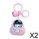 thumbnail image 1 of Llavero de gato,Llavero Llavero Colgante Llavero Accesorios,gatito Mochila Llavero Llaves de coche Colgante Niñas,Llavero de luz nocturna Charm Bag Charm Llavero Charm,Llave de atmósfera, 1 of 9