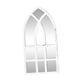 thumbnail image 1 of Espejo decorativo para ventana, espejo de pared arqueado, láminas de espejo rústicas para entrada y sala de estar, adhesivo de pared, espejo acrílico blanco, 1 of 9