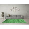 thumbnail image 3 of Ahgly Company Indoor Rectangle Abstract Emerald Green Modern Area Rugs, 8' x 10', 3 of 4