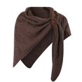 thumbnail image 1 of JUNWELL Châle en Tricot pour Femmes Dames Cardigan Cape à Franges Tricoté Automne Hiver Chandail Ouvert Châle Foulards, 1 of 6