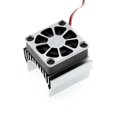 thumbnail image 1 of Riwcyla Remote Control Motor Cooling Fan Remote Control Car 540 550 Motor Radiator Replacement for ,4 G63 1/10 Remote Control Crawler Car (Silver), 1 of 6