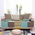 thumbnail image 2 of Modern Splicing Multi-element Printed Sofa Cover Home Sofa Elastic Dust-proof and Wrinkle Resistant Combination Sofa Universal, 2 of 6