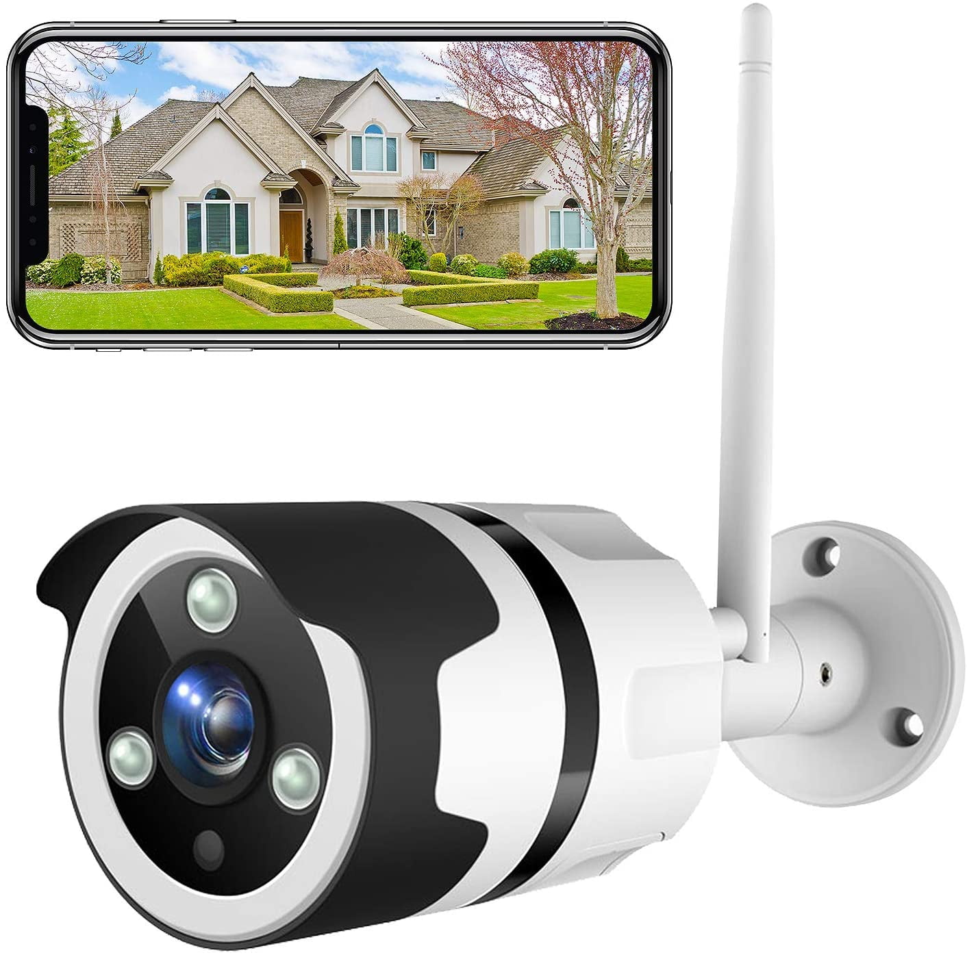 Secure Your Property: Outdoor WiFi Surveillance Camera with Night ...