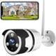 thumbnail image 1 of Cámara de seguridad WiFi para exteriores, cámara de vigilancia 1080P con detección de movimiento humano y visión nocturna, cámara de metal resistente al agua IP66, 1 of 5