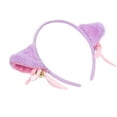 thumbnail image 2 of Diademas para mujer, diadema cuadrada con orejas y diadema para el pelo, diadema para fiesta de cosplay, accesorio para el pelo, gorro de punto, 2 of 2