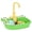 Green, variant on Parrot Bath Tub Automatic Bathtub with Faucet Bathing Box Multifunctional Bird Shower Toy for Small Parrot Conure