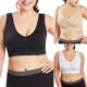 thumbnail image 2 of Sujetador deportivo transpirable de una sola capa sin aros para mujer, ropa interior cómoda de talla grandepangjing, 2 of 4