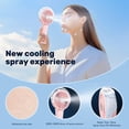 thumbnail image 2 of Ventilador nebulizador HandFan 4000 mAh, 50 ml, tanque de agua recargable, rosa, 2 of 9