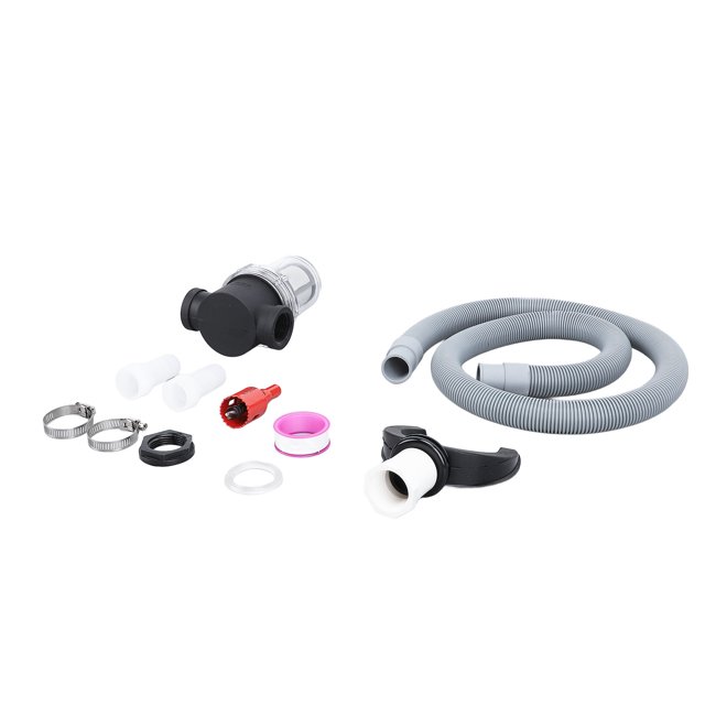 Rain Barrel Diverter Kit, Round Rain Collector Downpipe Hose, Rainwater Collector Downpipe Water Collection System with Filter, Catch Rain Water for Outdoor Chores