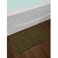 thumbnail image 2 of Forest Bath Mat, Hedgehog Worms Plants Leaves Cherry Strawberry Blueberry Pastel, Plush Bathroom Decor Mat with Non Slip Backing, 29.5" X 17.5", Multicolor, by Ambesonne, 2 of 2