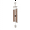 Gold, variant on Wind Chime - 36in Cross/Designer - Silver Tube