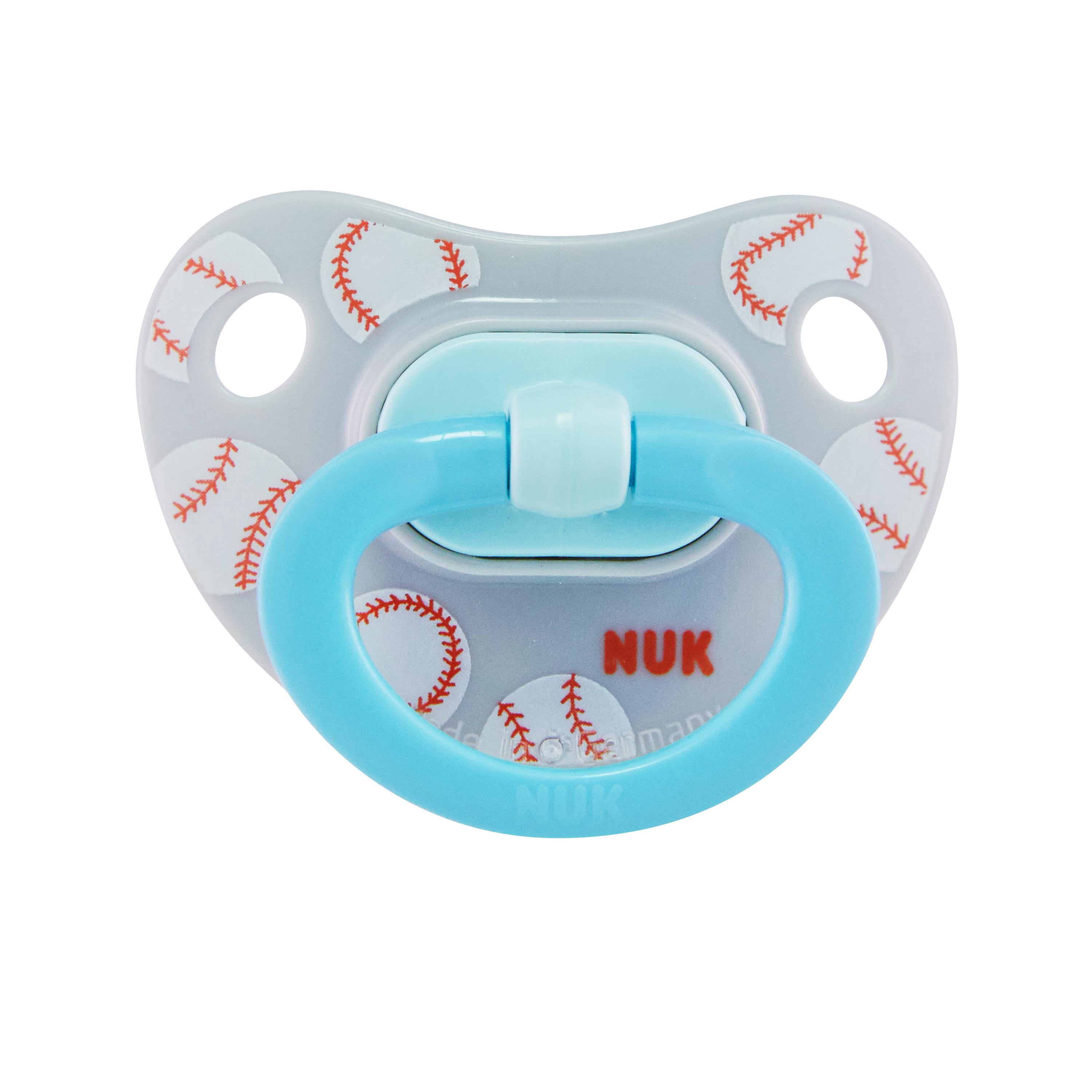 NUK Sports Orthodontic Pacifiers, Boy, 618 Months, 2Pack Walmart