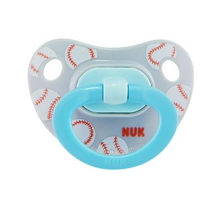 NUK Sports Orthodontic Pacifiers, Boy, 6-18 Months, 2-Pack