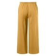 thumbnail image 4 of SIYUDAN Women'S Pants Women'S Pants Casual Yellow Adult Pants Comfortable Pants For Women For Work High Waisted Wide Leg Pants Fall Pants, 4 of 4