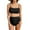 Black, variant on Maternity Two Piece Swimsuits High Waist Bikini Bathing Suit Tank Swim Top Boyshorts Pregnancy Swimwear(Red S)