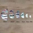 thumbnail image 2 of Party Supplies Colorful Birthday Decoration Wedding Decor Paper Hanging Ball Rainbow Film Iridescent Film Honeycomb Ball Drop Ornament 15CM, 2 of 8