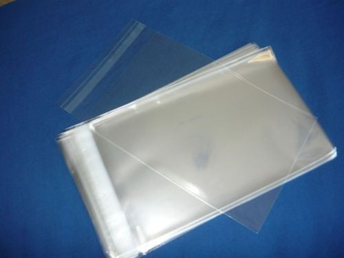1000 8x10 SELF SEAL FLAP TAPE CLEAR UNEEKMAILERS POLY BAGS POLYPROPYLENE OPP BAGS 1.5 MIL