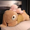 thumbnail image 4 of Muñeco de peluche de conejo tumbado con suéter para niños, almohada suave de peluche, regalo de cumpleaños y Navidad, 80/100CM, 4 of 5