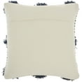 thumbnail image 2 of Mina Victory Life Styles Tufted Pom Poms 18"X18" Navy Indoor Throw Pillow, 2 of 6