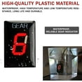 thumbnail image 6 of kanaroous Speed Gear Motorcycle Motorcycle Gear Gear Indicator Gear Display Indicator Easy To Install green, 6 of 6