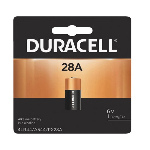 12 x Duracell Piles Alcalines 28A / 4LR44 6 Volts