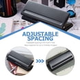 thumbnail image 4 of Miangastore Office Hole Puncher Notebook Hole Puncher Metal 1Set 7.4x2.5in, 4 of 8