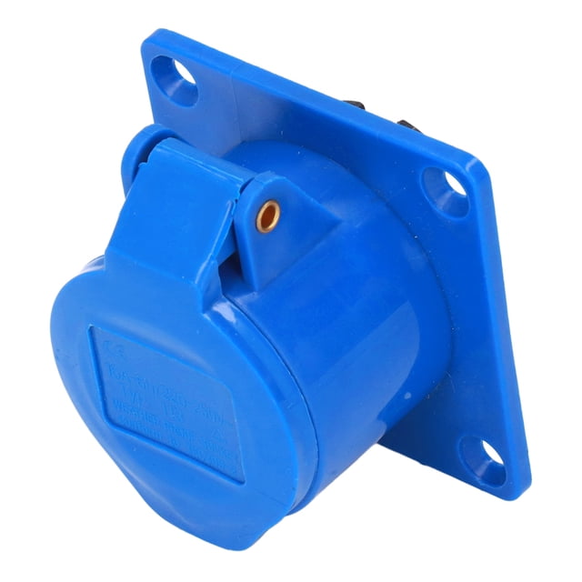 Zócalo CEE De 3 Pines, IP44 Enchufe Industrial Oculto De 3 Pines Enchufe Europeo Impermeable 220-250V Para Agricultura