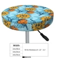 thumbnail image 4 of Kdxio Sunflowers Print Stool Covers Round,Stretch Round Bar Stool Covers Washable Bar Stool Cushion Slipcover for 12-15 Inch Chair, 4 of 7