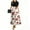 10# Red, variant on UoCefik Sexy Spring Dresses For Women 2025 Summer Floral Print Elegant Dresses with Belt Short Sleeve Sundress Casual Flowy Long Dress Multicolor XXL
