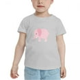 thumbnail image 2 of Elephant Cute Toddler T-Shirts for Boys Girls (Gray, Youth XL), 2 of 5
