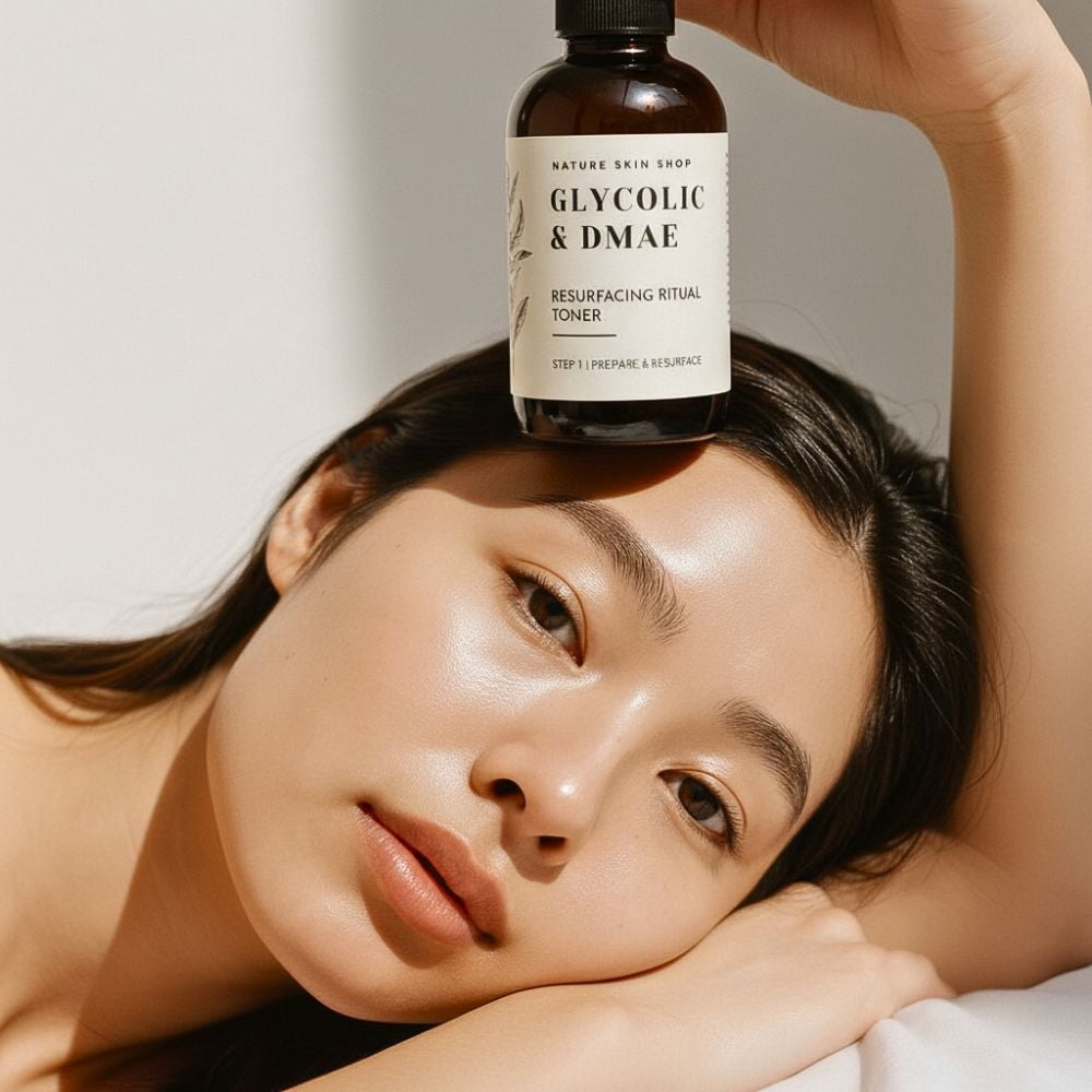 Nature Skin Shop Glycolic Acid and DMAE Resurfacing Toner Liquid 4 oz