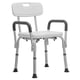 thumbnail image 1 of MEDICAL STORE Silla Banco para Ducha y Tina con Brazos Desmontables y Respaldo (Soporta hasta 110 Kgs de Peso Silla Antideslizante para Baño Adulto Mayor, 1 of 9