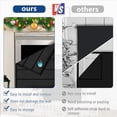 thumbnail image 3 of Fireplace Cover, Magnetic Fireplaces Blocker Blanket Stops Heat Loss, Indoor Fireplace Draft Stopper Save Energy, Magnetic Fire Place Draft Cover for Iron Fireplaces Frame (42"x32"), 3 of 7