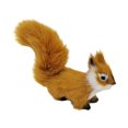 thumbnail image 5 of Plush Squirrel Ornament 12cm Xmas Decorative Holiday Party Squirrel Figurine brown, 5 of 8
