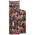 thumbnail image 2 of Shiba Inu Dog and Flower Floral Toddler Nap Mats for Kids Preschool,Sleeping Mat Bag or Kids,Toddler Sleeping Bag,Toddler Nap Mat or Daycare, 2 of 6