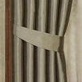 thumbnail image 3 of Luxury Window Treatment | Dark Gray | Polyester Faux Silk | Energy Saving, Noise Reducing, Room Darkening | Elegant 2 Piece Set 96L Window Panels | Wide, Rod Pocket, Curtain Pair | Washable, 3 of 4