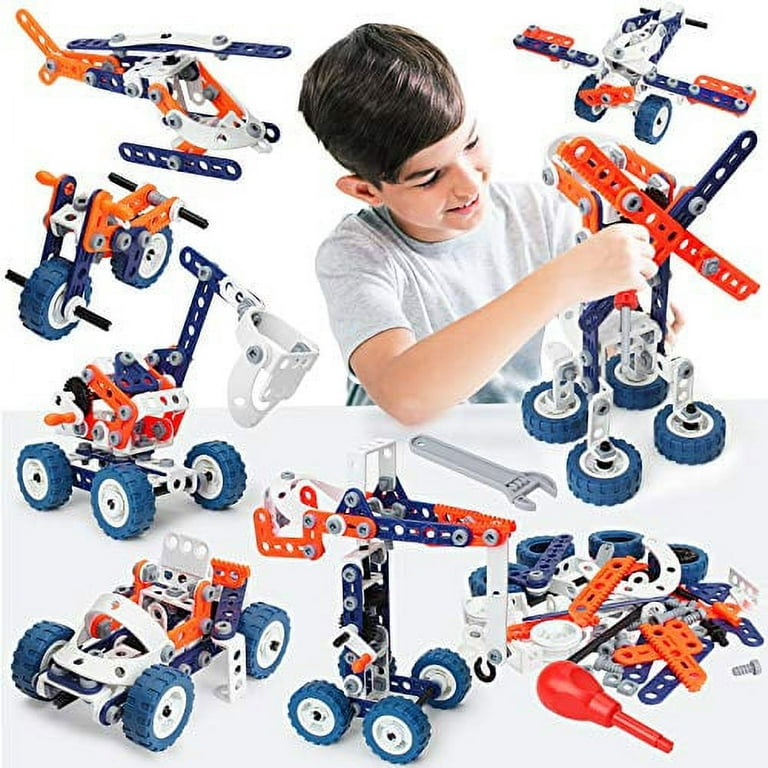 Toys for Kids Age 8-12 Stem Toys for Boys 6-8 Year Old Building Toys Stem  Activity Building Kit Toys Boys Age 5-7 - 7-9 yr. old Educational Boys Kids