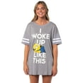 thumbnail image 7 of Despicable Me Minions Women's I Woke Up Like This Nightgown Pajama Shirt Dress For Adults, 7 of 7
