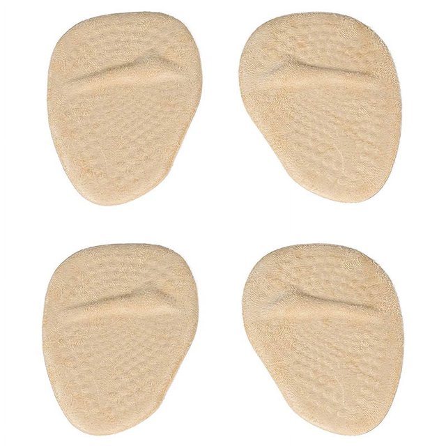 Almohadillas metatarsianas para mujer (2 pares) Alivio del dolor y comodidad durante todo el día Talla única para plantillas de zapatos para mujer (Beige)