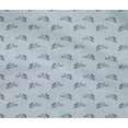 thumbnail image 4 of oneOone Cotton Flex Light Grayish Blue Fabric Rabbit Animal Dress Material Fabric Print Fabric By The Yard 40 Inch Wide, 4 of 4