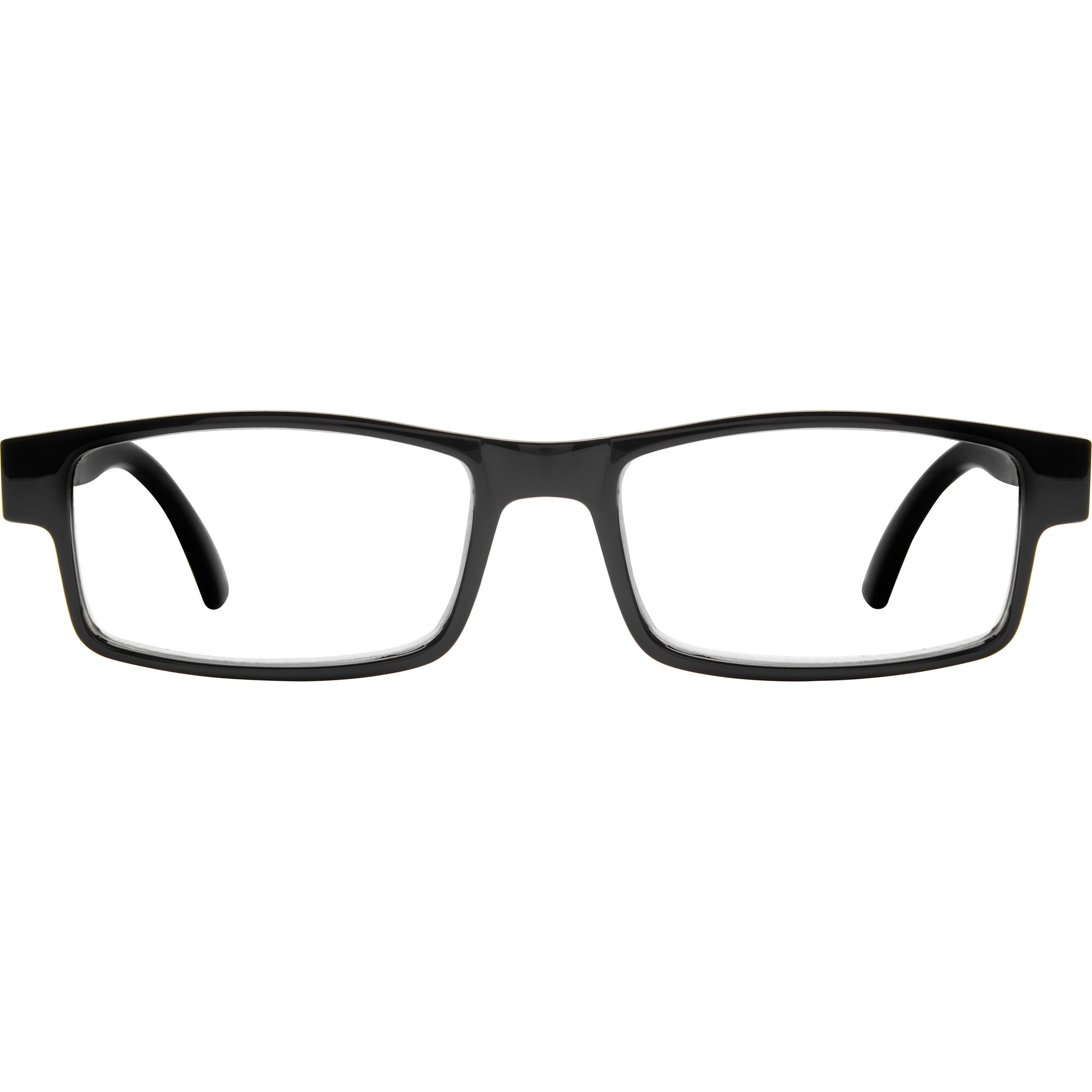 Bklyn, Sumner +1.50, Adult, Mens, Rectangle Plastic Reading Glasses & Pouches Value Pack , 2 Ea