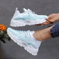 thumbnail image 7 of XIMIN Women's Adorable Butterfly Pattern Lace-Up Fashion Sneakers Lightweight Orthopedic Walking Shoes Lace-Up Breathable Mesh Anti-Slip Tennis Sneakers Casual & Comfortable Shoes, 7 of 7