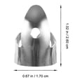 thumbnail image 3 of MasteelfCA 2 Sets Metal Guitar Finger Picks Thumb Picks Bass Ukulele Finger Picks Set Silver, 3 of 7